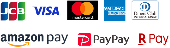 利用可能クレジットカードのロゴ